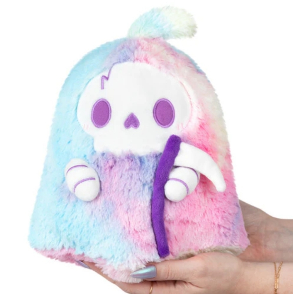 Plush Pastel Squeaky Skull Toy